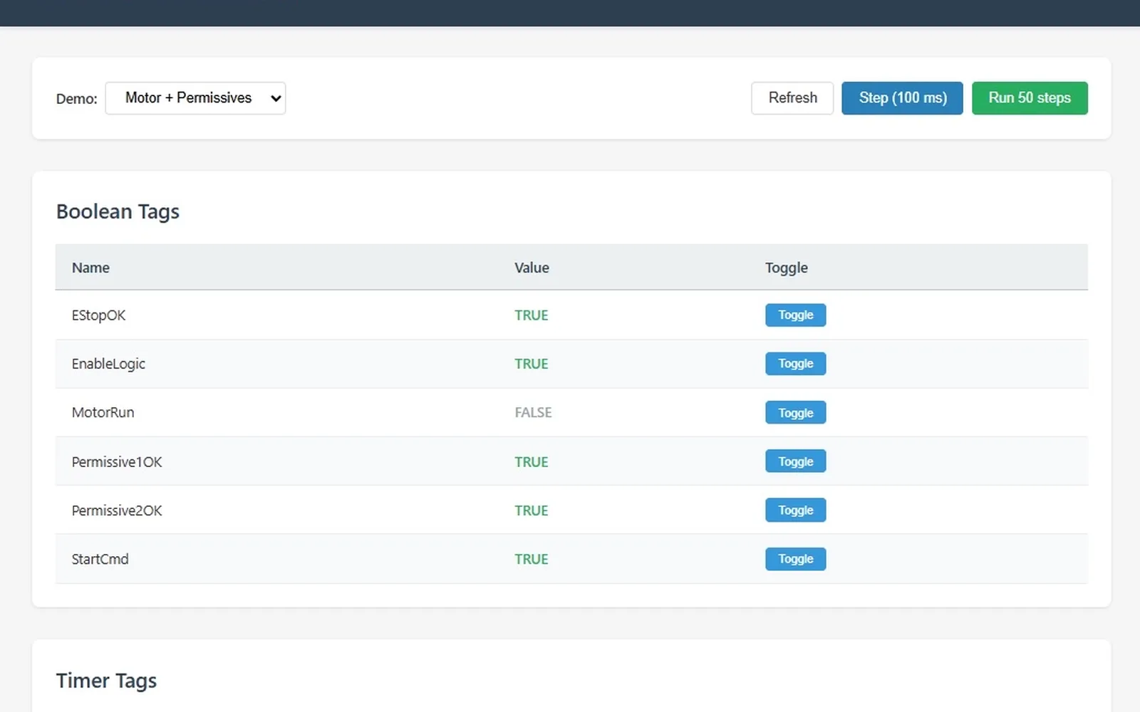 PLC MicroScan Engine screenshot